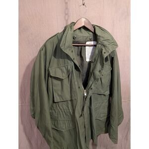 US OD Field Jacket Coat M65 Medium Long Golden Manufacturing OG-107 1993